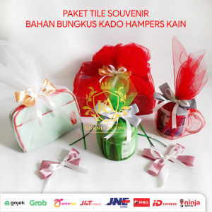 Tile Souvenir Bahan Bungkus Kado & Hampers Kain