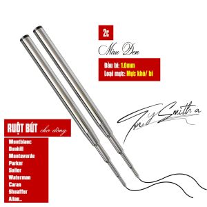 Cho dòng Montblanc và Dunhill Set 2c Ruột bút cây viết Ballpoint Refill 0.5 0.7 1.0mm Minh House