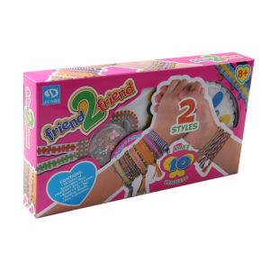 New Creative Bead Bracelet Making Kit for Kids - 2 Styles 10 Bracelets Educational Arts & Crafts Set for Children Birthday Gift