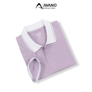 Áo thun polo nữ đen viền vải Pique Cotton mắt chim mềm mịn thoáng mát không bai xù AVANO dáng Slimfit trẻ trung APL03