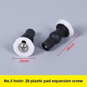 Universal toilet screw urea-formaldehyde fixed fitting black gourd nylon expansion stainless steel lock bolt toilet cover