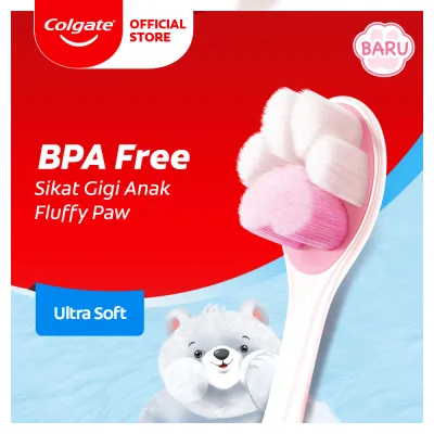 Colgate Kids Fluffy Paw Toothbrush/Sikat Gigi 5+
