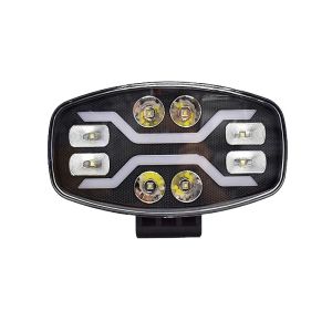 9" LED Light SCAN- Off-road Headlight Spotlight Truck Auxiliary Square Car Driving Flash White Yellow 100W 22000LM