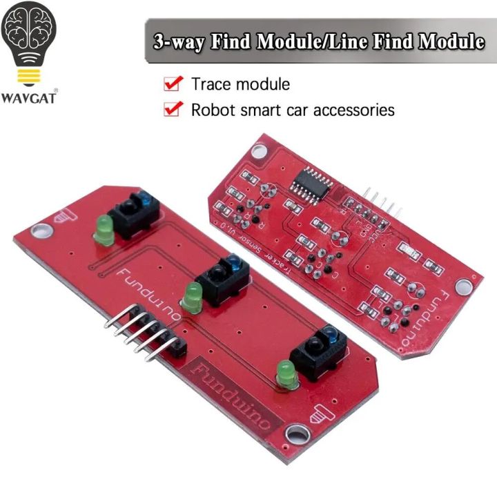 Infrared Reflective Sensor TCRT5000 3-way tracing/tracking module line ...