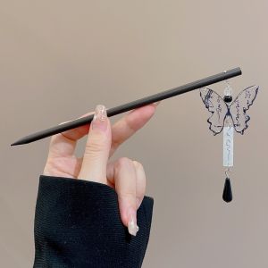 Kẹp Tóc Kim Loại Hình Hoa Đính Ngọc Trai Nhân Tạo Phong Cách retro