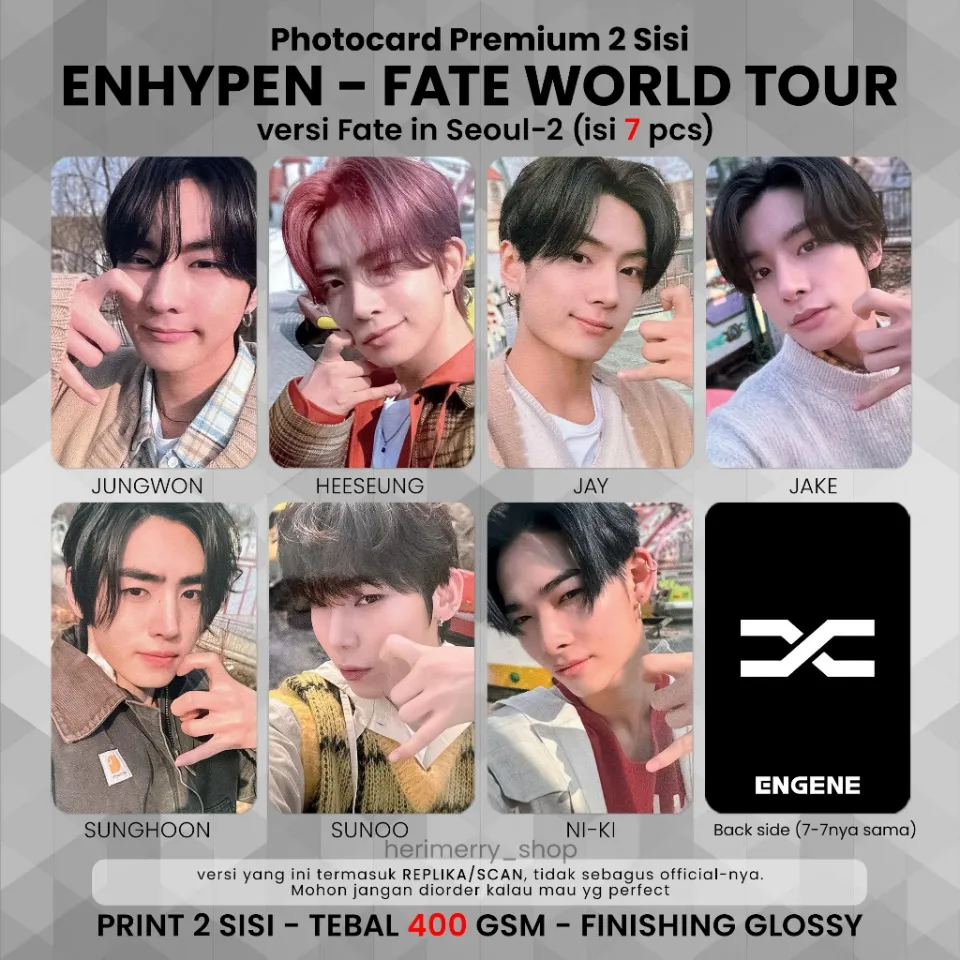 ENHYPEN FATE グッズセット JAY ENHYPEN Fate Japan Trading Card Set