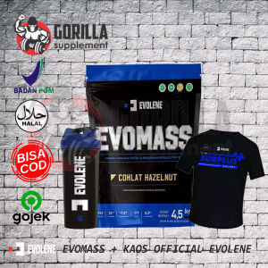 Promo Tebus Murah Evomass Vanilla Ice Cream / Chocolate Hazelnut 10LBS 4.5kg Evolene Evo Mass