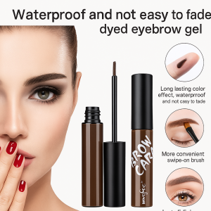 Eyebrow tattoo gel is not easy to lose color waterproof eyebrow tint cream eyebrow cream tearing
