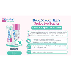 CERADAN Hydra Lotion 80gr Moisturizer Kulit Kering Atopik Sensitif Baby Lotion Atopic Skin Eczema