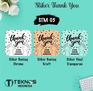 STIKER THANK YOU STM [30 PCS]