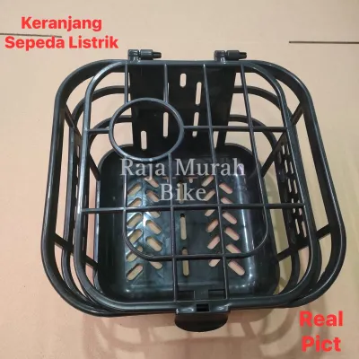 keranjang sepeda listrik ukuran T15 P31 L30 keranjang sepeda listrik universal