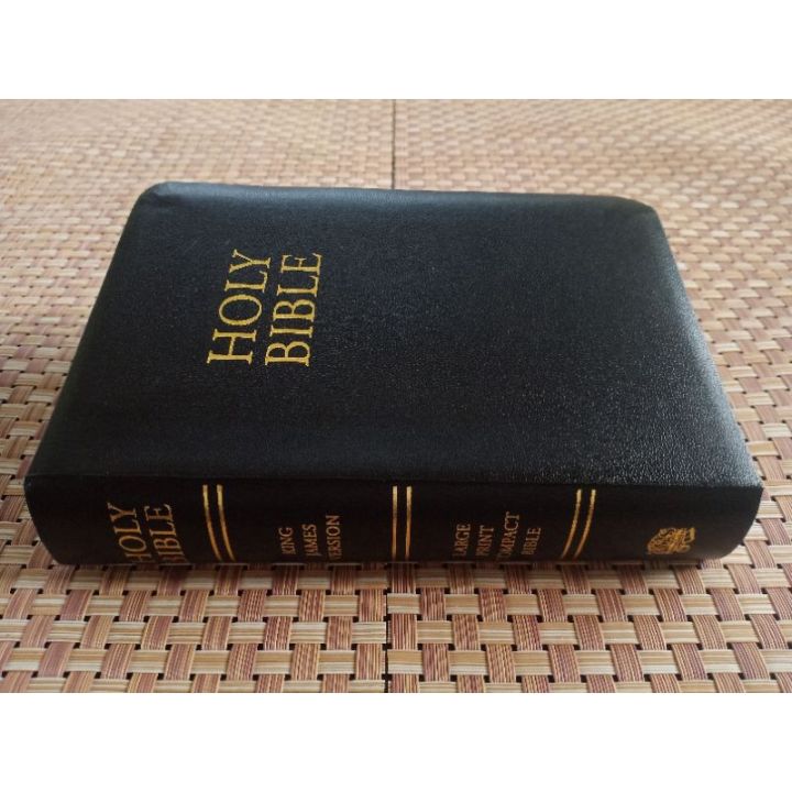 SA SOFT LEATHERETTE COVER COMPACT BIBLE KJV LARGE PRINT Lazada PH