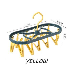 Drying socks 1PC hanger multi-functional belt clip drying rack student dormitory non-slip non-marking socks clip home drying clothes - LITTLETHINGY