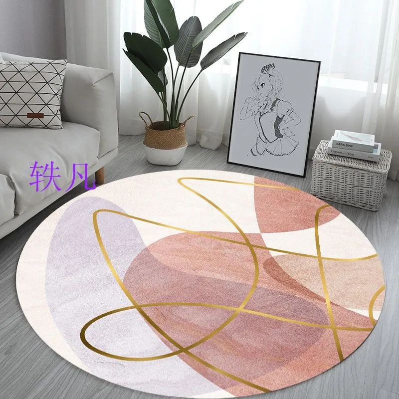 100/160/200CM Nordic Ins Round Carpet Velvet Living Room Bedroom