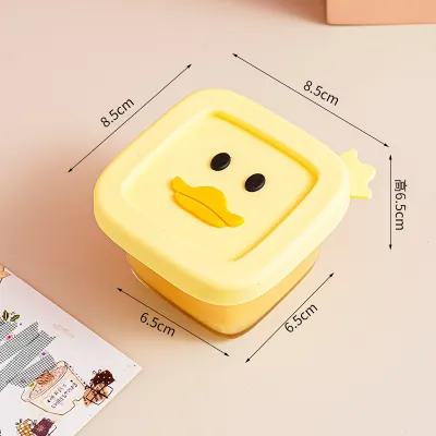 230ML Duck High Borosilicate Glass Food Container | Baby Food Steaming Airtight Bowl Jar Bekas Mini Kaca 高硼硅玻璃辅食碗