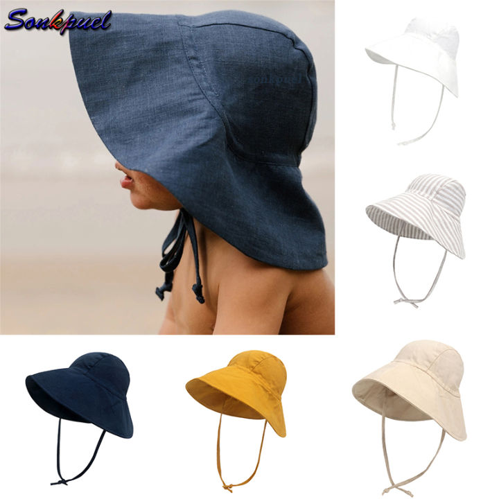Sun Hat, Bucket Hat, Kids, Childrens Sun Hat, Baby Sun Hat, Chin