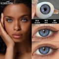 .. EYESHARE 1pair New Colored Contacts Lenses for Eyes Fashion Blue Lenses Green Contacts Lenses Yearly Brown Eyes Lens Gray Lenses .. 