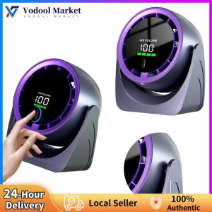 【Vodool】Modern Wall Fan with Remote Control High-Speed Turbine for Home Comfort Adjustable Settings White Color