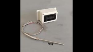 btnx Industrial K-Type Thermocouple Temperature Meter 0-1000 ℃   Digital Display with Mounting 10CM Probe for Precision Measurement K6R8Z