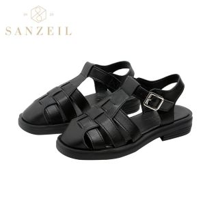 Sanzeil Gina - Sandal Wanita Starp Kancing Import 1334