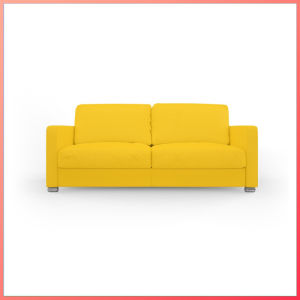 Cozyhome Sofa Cover SetStretchable 1/2/3 Seater Universal Seat Cover for Sofa Plain Yellow