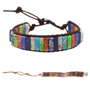 Comfortable Bohemian Bracelet Colorful Handmade Wristband Round/Square Clasp Wristchain Fashion Wrist Accessories