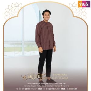 SARIMBIT NIBRAS CHESA BROWN ROSE KELUARGA RAYA COUPLE NIBRAS KELUARGA MUSLIM TERBARU 2023