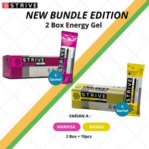 STRIVE ENERGY GEL Bundle Edition Hemat Supplemen tenaga lari sepeda triathlon