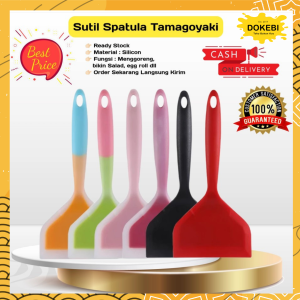 SUTIL SPATULA SODET MASAK SILIKON ANTI LELEH ANTI LENGKET TAHAN PANAS / SPATULA SILICONE TAHAN PANAS / Spatula teflon