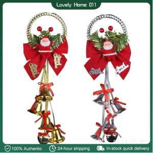 Christmas Jingle Bell Door Hangers with  for Christmas Decorations Ornaments