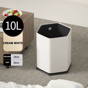 10L/15L Big open trash can metal  double trash bin for bathroombedroomliving roomkitchenhoteloffice