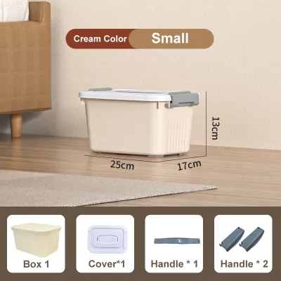 Fortune Home Sundries Storage Box Container Basket With Wheels And Handle Clothes Storage Organizer Large Capacity Snack Toys Finishing Basket For Desktop Living Room