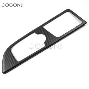OnlyF U DRY Carbon Fiber Car Interior Center Console Gear Shift Bezel Cover Sticker Trim Accessories For Genesis G70 2017 2018-2024 9Y3K6