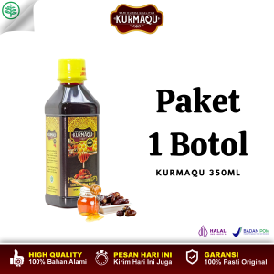 KurmaQu 100% Original Ekstrak Sari Kurma & Madu Asli Suplemen Kesehatan Multivitamin BPOM Bergaransi Resmi