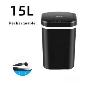 15L Automatic Touchless Intelligent Induction Motion Sensor Kitchen Trash Can Wide Opening Sensor