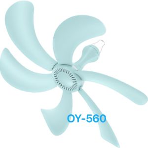 Kipas angin gantung Ouyashi OY-560 warna putih/biru baling 6