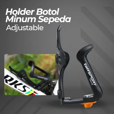 bisa COD tempat botol minum sepeda Holder Botol Minum Adjustable MTB - TMD05B - Black
