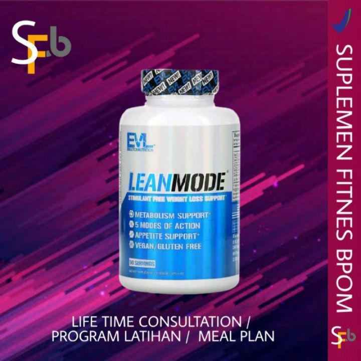 EVL LEAN MODE FAT BURNER 150 CAPSULE CAPS PEMBAKAR NON STIMULANT