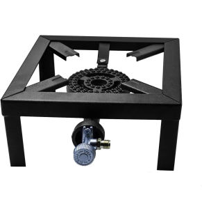 Portable Gas Stove Single/Double Burner Heavy Duty Table Top Flame Stove With Regulator High Power Cooking Stove Gas Stove Home High Temperature Resistant Easy to Clean Liquefied Gas Stove For Outdoor Indoor Kitchen Camping Stalls