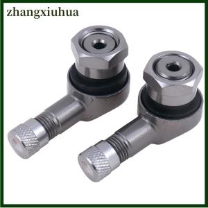 zhangxiuhua 2 x CNC motorcycle 90 degree angle wheel tire stem tubeless valve aluminum