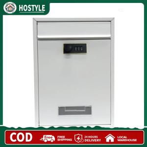 【Chinatera】 Durable Rainproof Postbox for Wall Mounting with Secure Lock and Easy Post Deposit