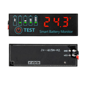 Diymore ไฟฟ้ากระแสตรง7-55V แรงดันชุดสัญญาณไฟ LED แบตเตอรี่ลิเธียมกรดตัวแสดงการชาร์จไฟแบตเตอรี่สากลแผงตัวบ่งชี้ตัวแสดงการชาร์จไฟ