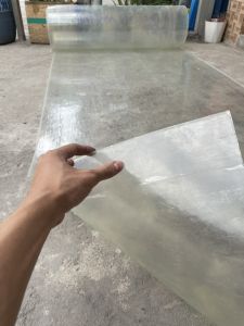Khổ cao 1m hoặc 1.2m x Dày 8 dem màu Trắng mờ ( chiều dài từ 2m đến 6m) Tôn nhựa phẳng lấy ánh sáng che nắng che mưa