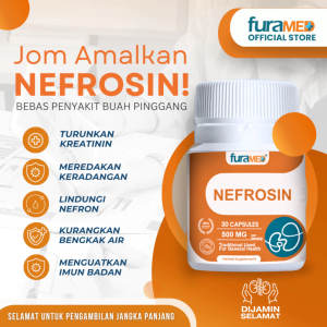 BUY 2 FREE 2 Nefrosin - Formulasi Herba Untuk Kesihatan Buah Pinggang dan Pesakit CKD.