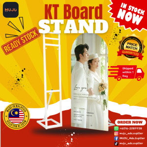 【READY STOCK】KT Board Stand Adjustable Stand KT Board Backdrop Support Stand Board Wedding Indoor Outdoor