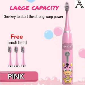 Toothbrush Cute Cartoon Children’s Electric Toothbrush Waterproof Soft Toothbrush/Comel Kanak-Kanak Berus Gigi Elektrik Berus Gigi Lembut Kalis Air