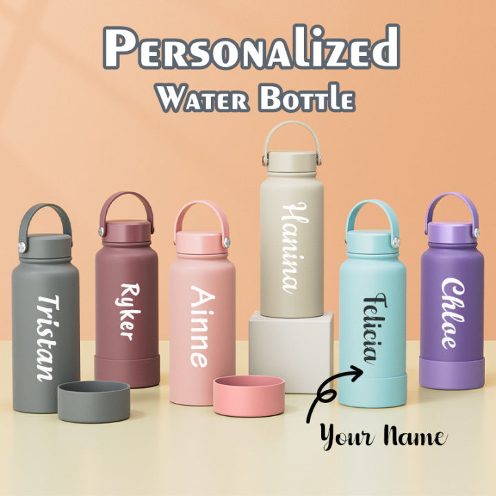 Custom Thermal Flask Water Bottle Personalized Name Vacuum Insulated Bottle  Stainless Steel Coffee Cup 650ml Lazada PH