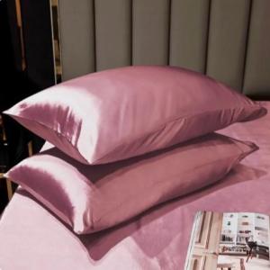 SoftLife Home Buy 1 Take 1 Satin Silk PillowCase Hypoallergenic Smooth Plain 18X28inch Satin Pilowcase Cover with Envelope Closure