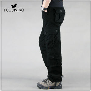 Fuguiniao Mens Multi Pocket Military Jeans Casual Training Plus Size Cotton Breathable Army Camouflage Cargo Pants