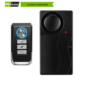 Wsdcam Bike Alarm Vibration Anti-Theft Wireless Bicycle Alarm With Remote Control 110dB Home Door Window Detector Safe